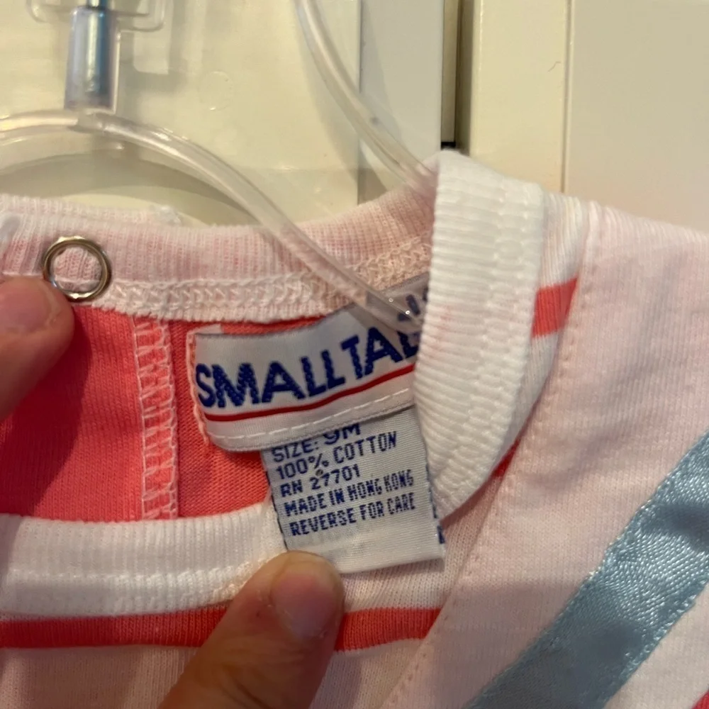 NWT Bundle of 2 Small Talk Vintage Infant Sailor Onesies (9 mo)